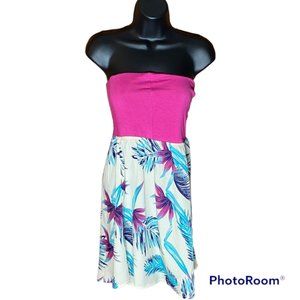 Roxy Beach Hawaiian Floral Sundress Large